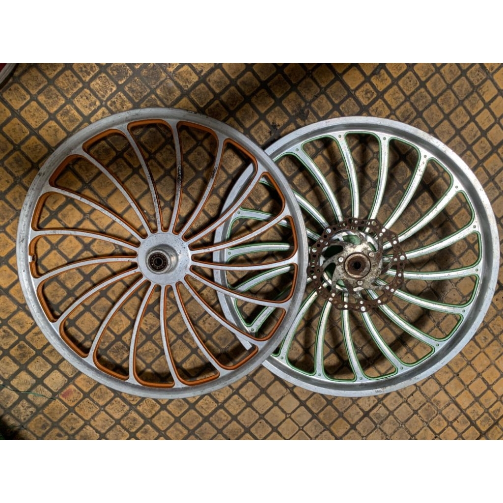 velg Alloy buat sepeda bmx,sepeda lipat ,Minion minitrax original bekas