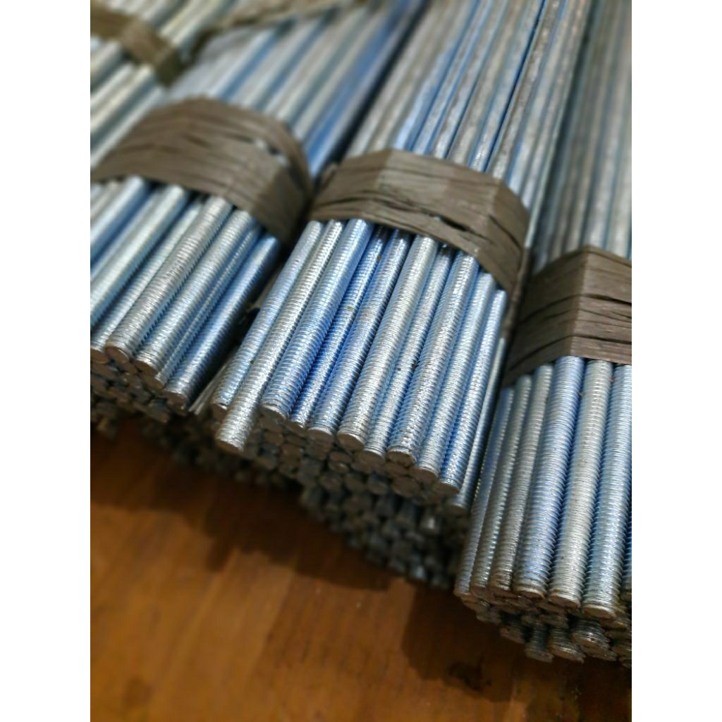 As drat M8 / Long Drat M8 panjang 3 mtr Full Drat Galvanis