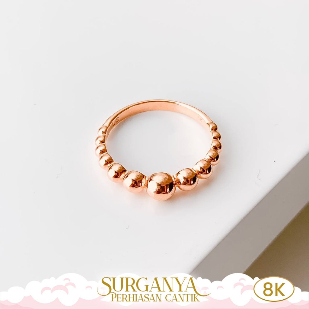 Macan Gold Cincin Emas Kadar Muda 8K - Cincin Model Variasi