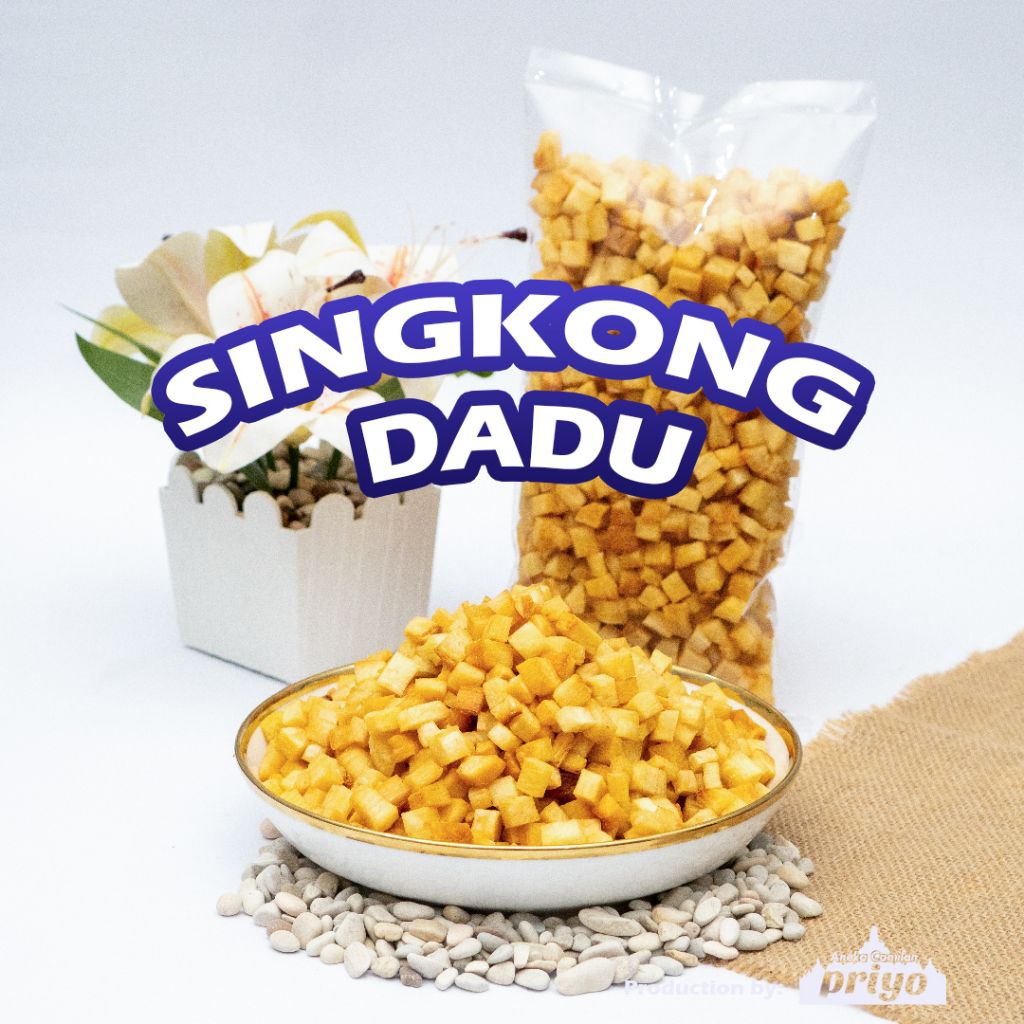 

Keripik Singkong Dadu Original Priyo Snack Borobudur Renyah & Gurih Khas Magelang