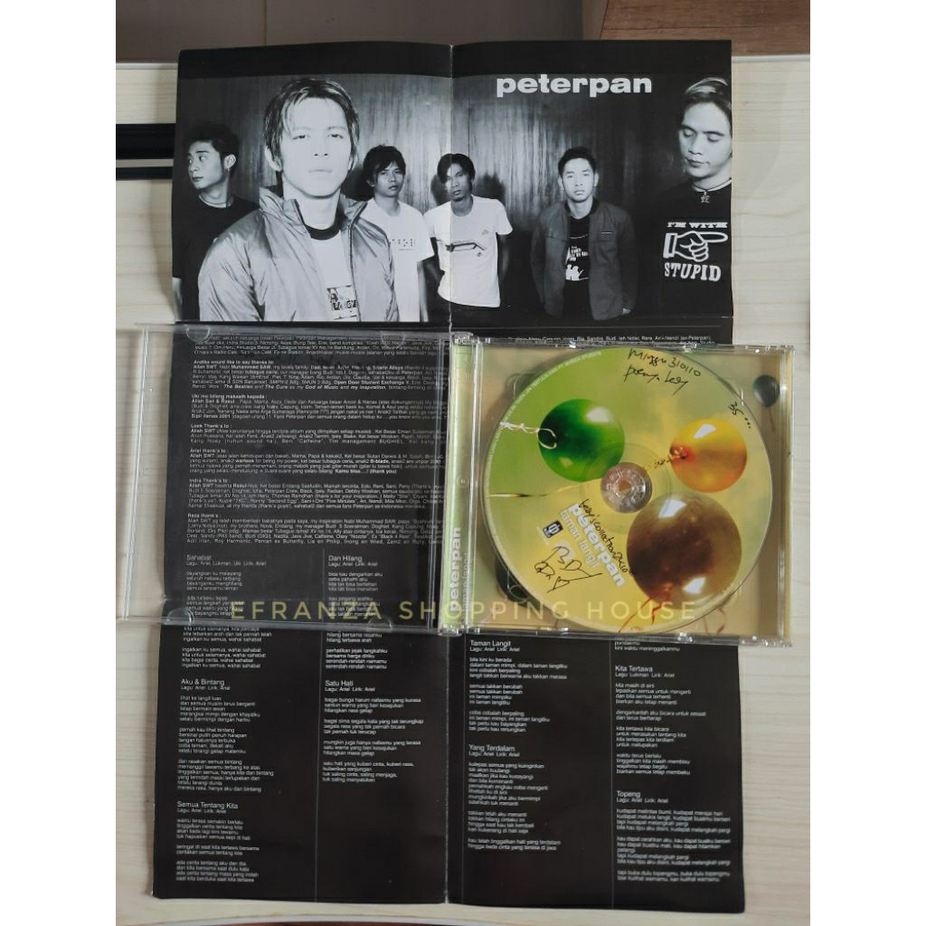 PETERPAN - TAMAN LANGIT CD asli, langka