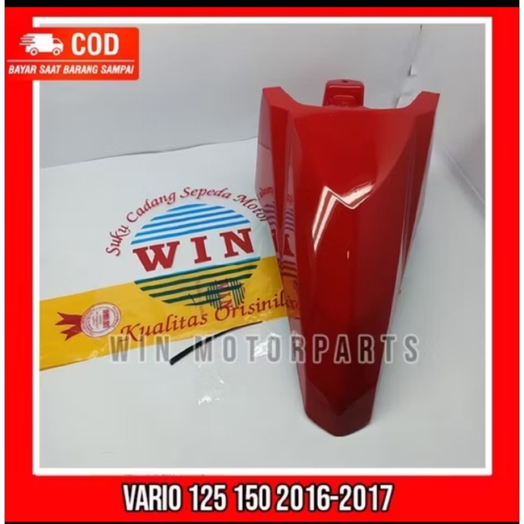 spakbor slebor depan Vario 125 led old warna merah