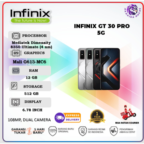 INFINIX GT 30 PRO 5G 12GB 512GB