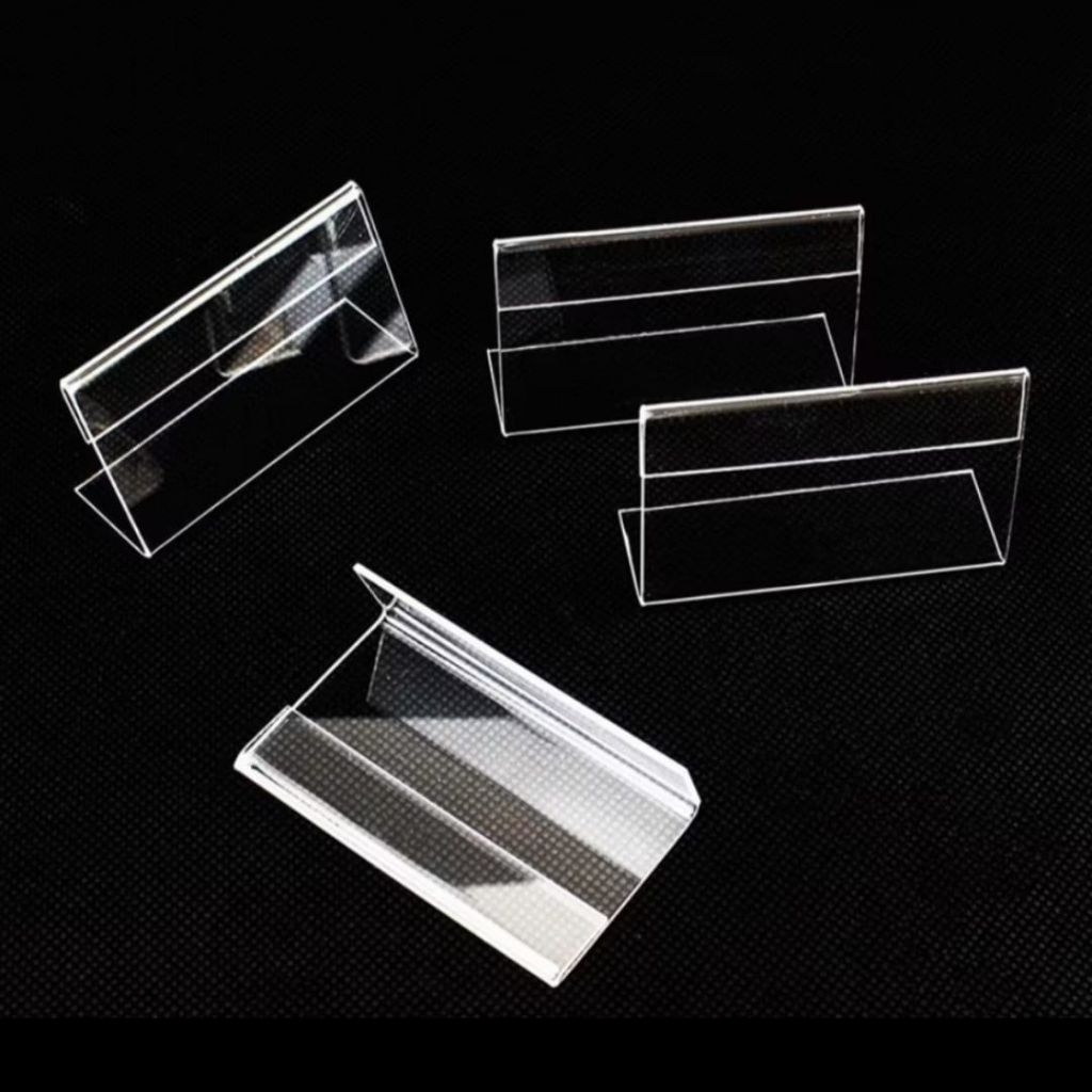 

Label/Tag harga akrilik ukuran 6 x 4 cm, tebal 2 mm