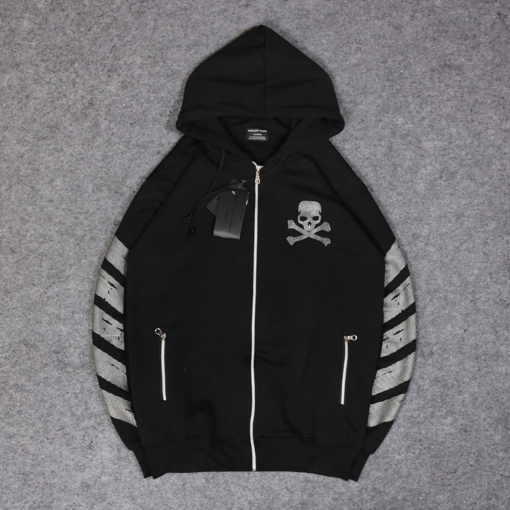 HOODIE PRIA ZIPER PHILIPP PLEIN Pultag LABEL