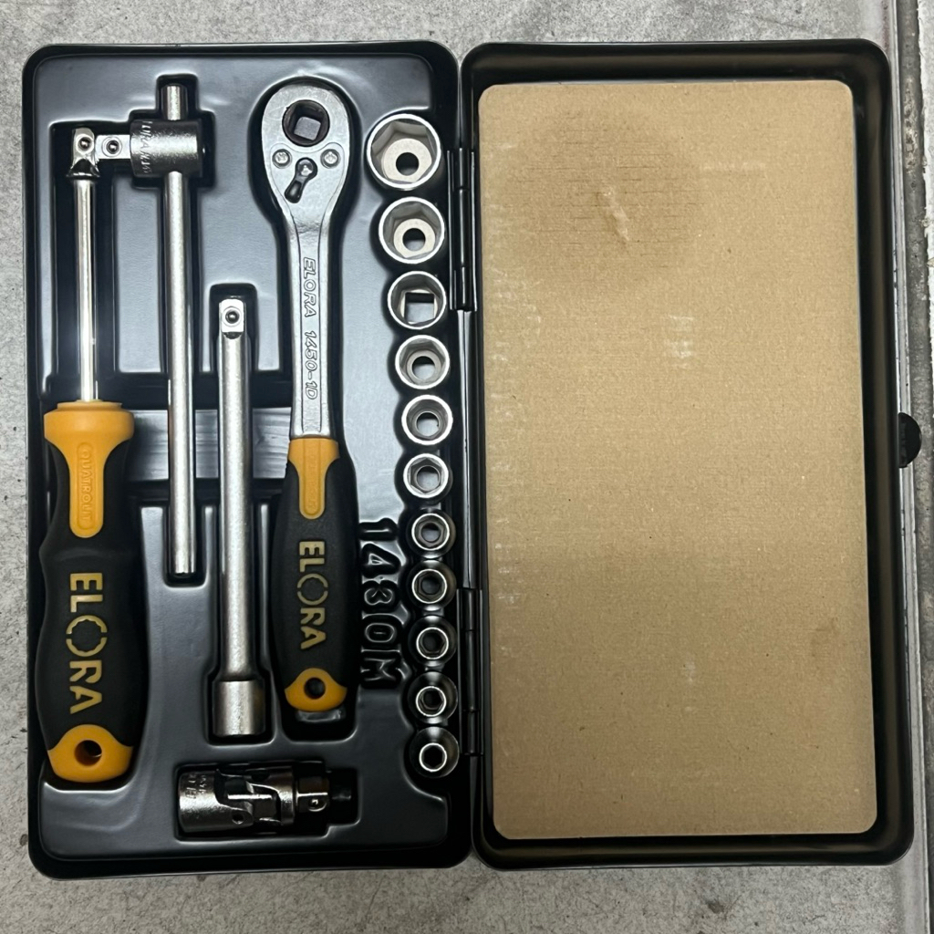 Kunci Sok Set 1/4 Inch Elora Socket Set 1/4” ELORA 1430-MU