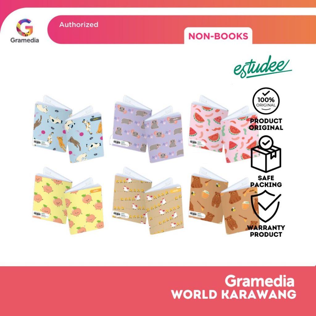 

Gramedia Karawang - ESTUDEE K B5 FANCY PATTERN ISI 6