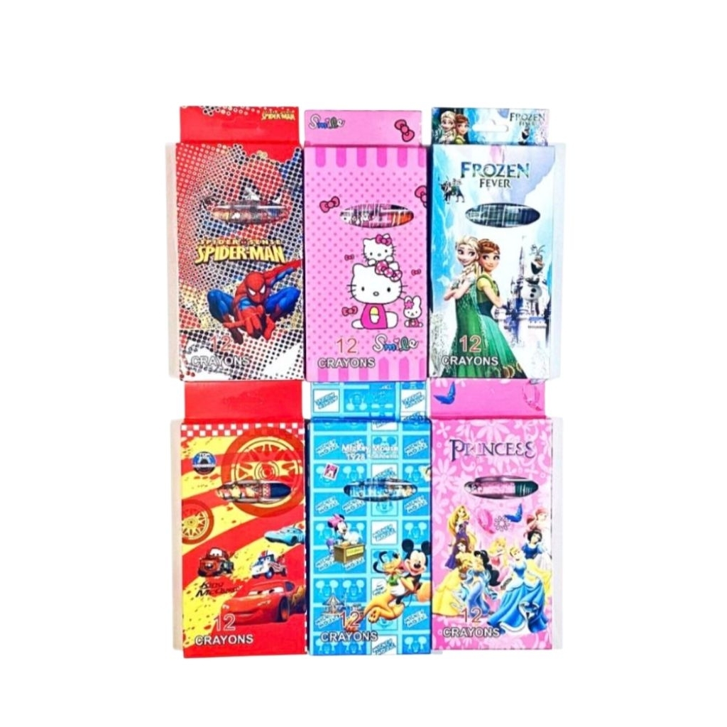 

Crayon fancy 12 warna, 24 warna SANRIO, Frozen, Cars, Sofia / Crayon oil pastel 12 warna, 24 warna SANRIO, frozen, cars, sofia / crayon 12 warna, 24 warna karakter, sanrio / Oil Pastel 12 warna, 24 warna SANRIO