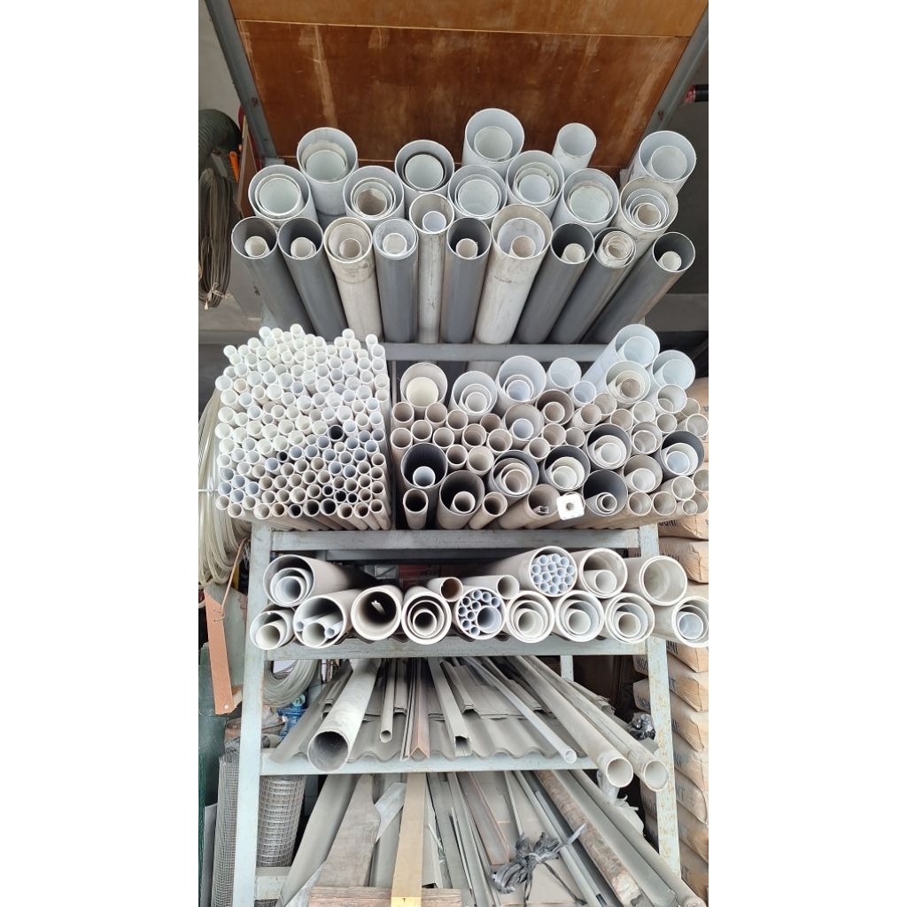 Pipa Air PVC MOF Paralon Lonjor JIS Pralon Maspion Pipa Listrik 5/8" 1/2" 3/4" 1" inch