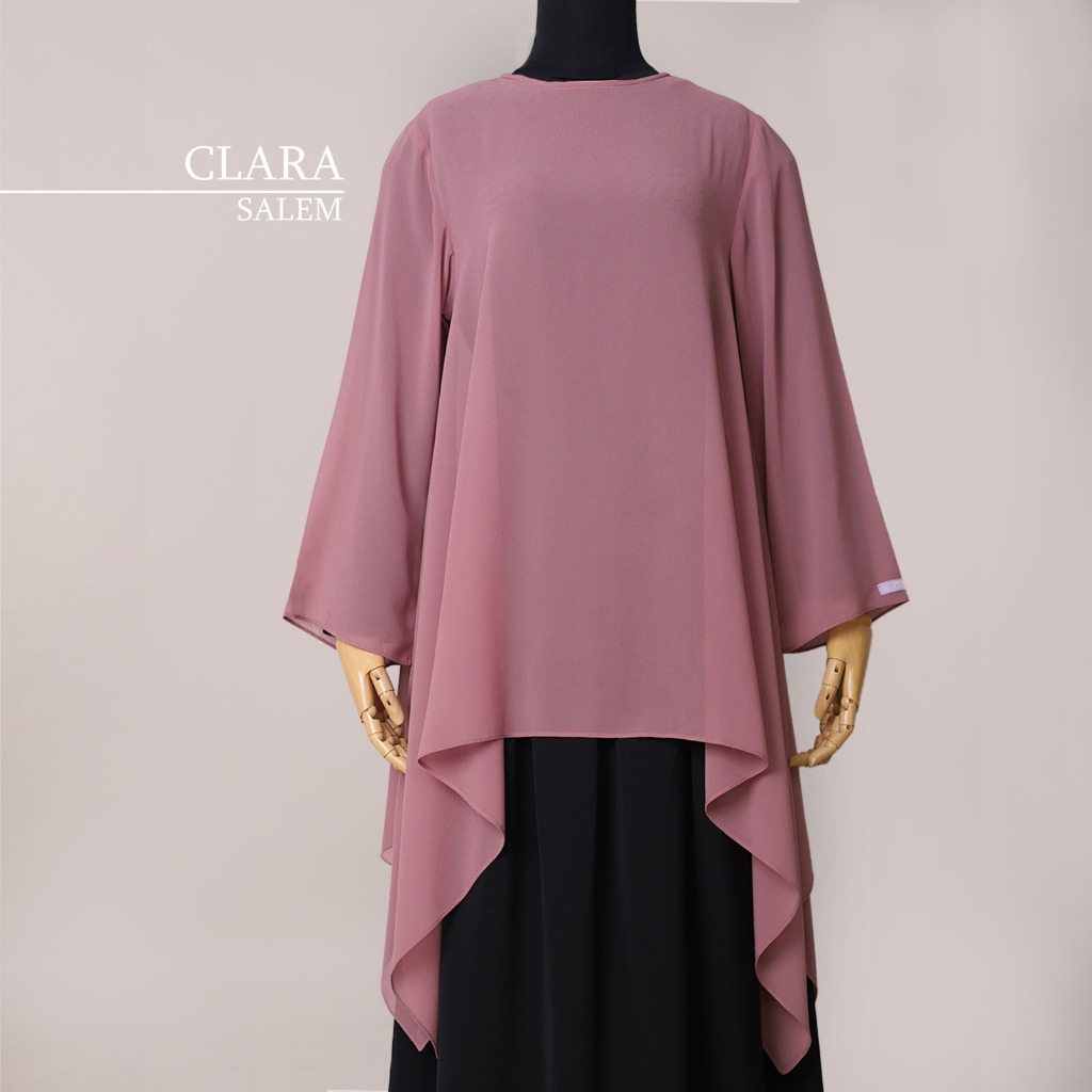 Outer Wanita Tunik Ceruty Sifon Cardigan Lengan Panjang Clara Premium By ZLY STORE