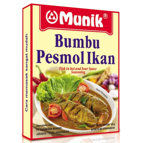 

MUNIK BUMBU INSTAN PESMOL IKAN 105 GR FISH IN HOT SOUR SAUCE SEASONING