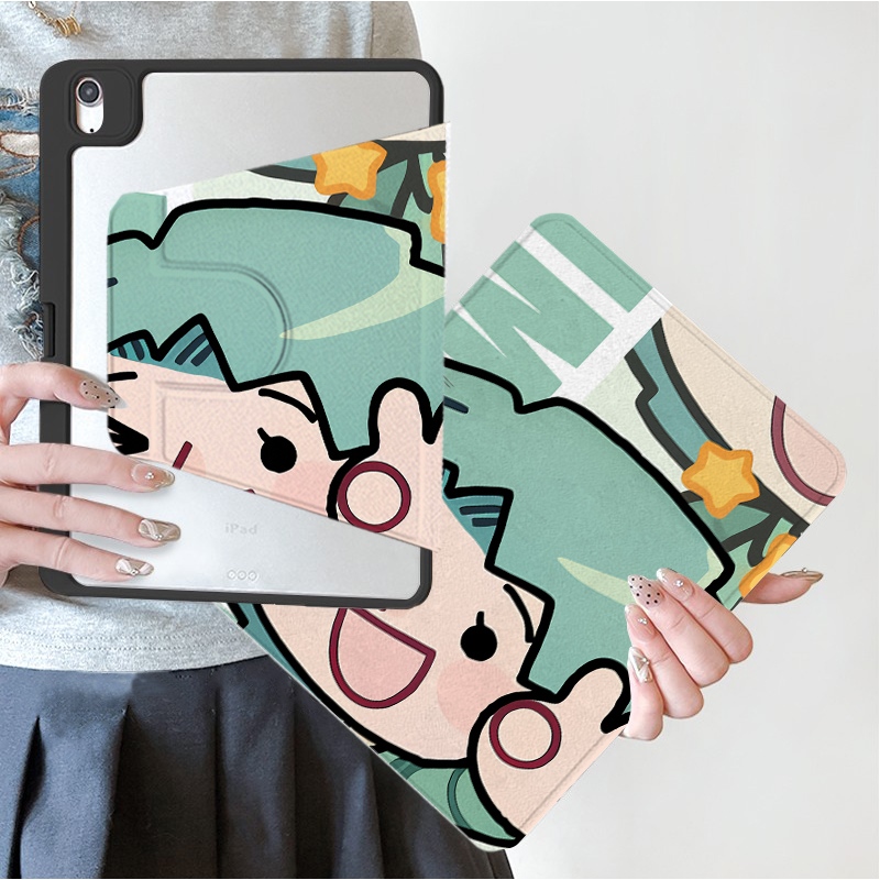 MBTI Personality Chibi Case Desain Rotasi 360°for Redmi Pad2 11" Redmi Pad SE 11 inch XiaomiPad7/7Pr