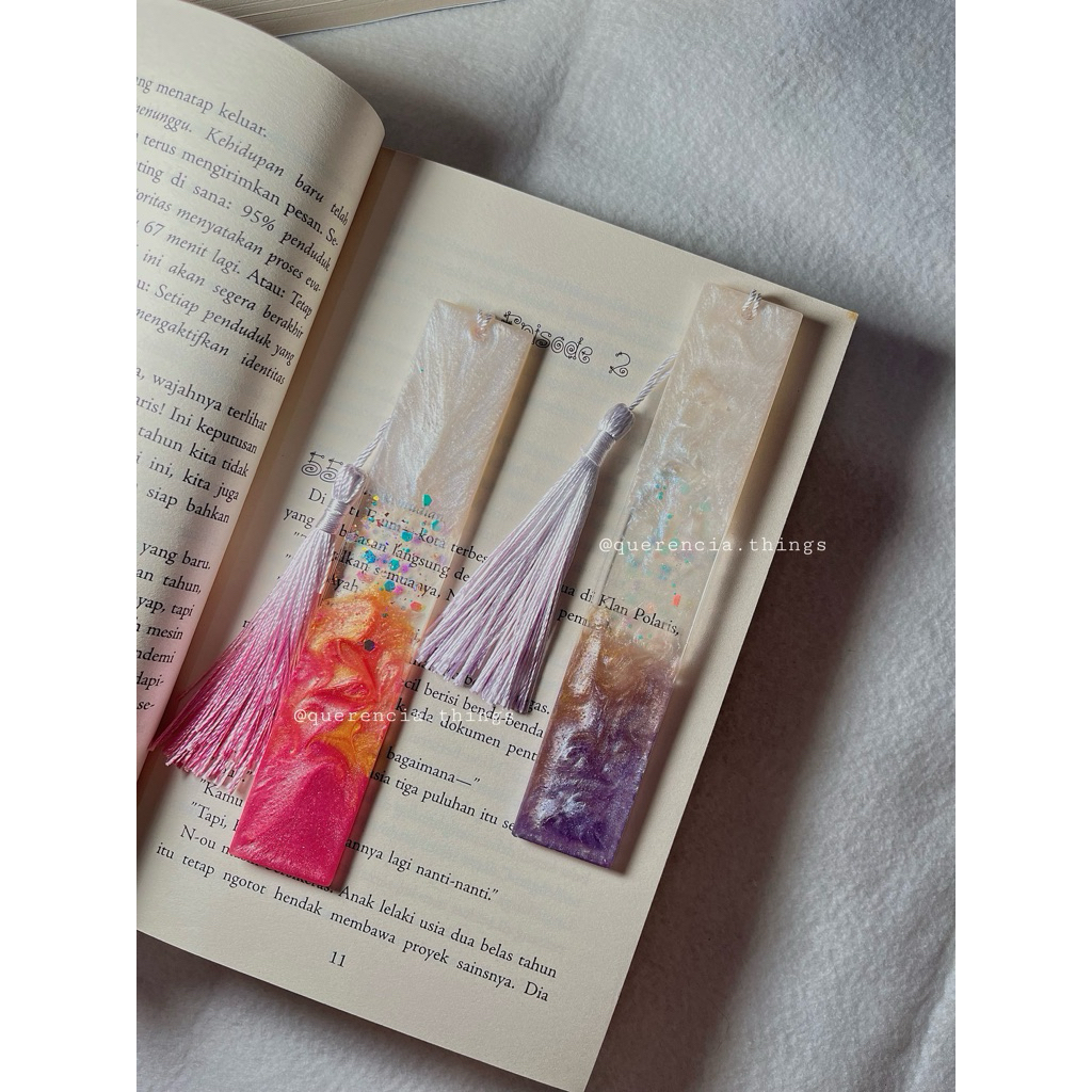 

Bookmark Resin two tone