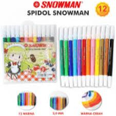 

Spidol Snowman 12 Warna Coloring Markers PW-12A