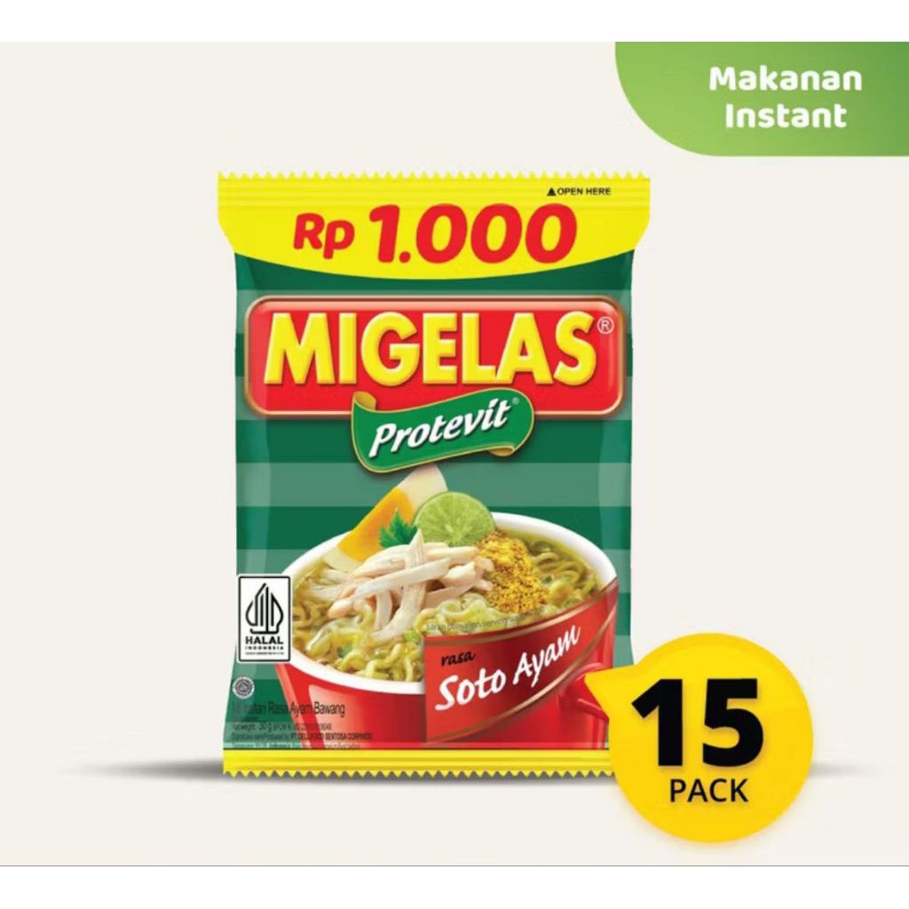 

Classica2106 Mie Gelas Migelas Rasa Soto Ayam 15 Sachet Mi Cup Praktis & Gurih Camilan Seduh Lezat