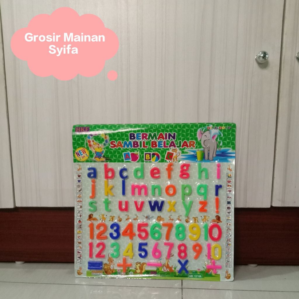 Mainan Huruf Dan Angka / Huruf Hijaiyah Magnet