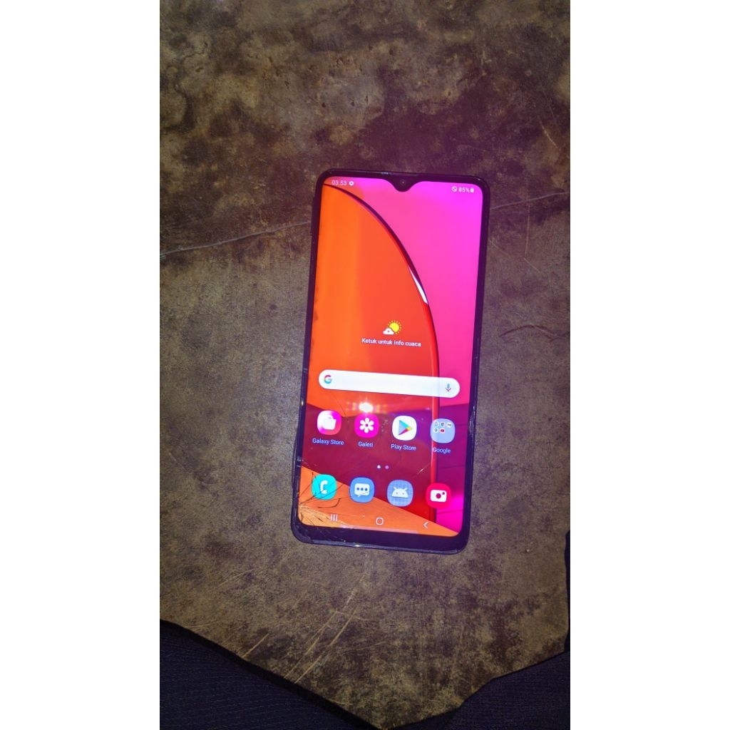 samsung a20s minus ganti sinyal + lcd, mesin saja infinik hot 30i