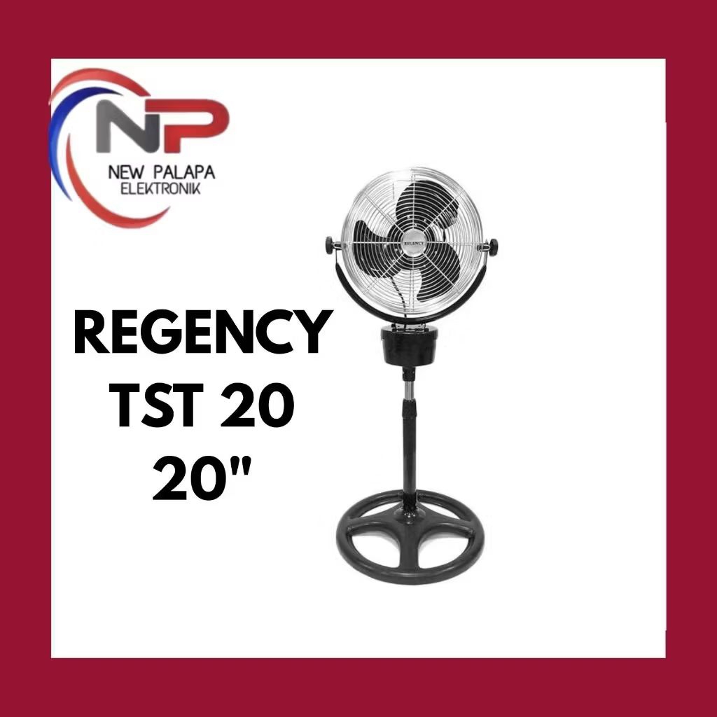STAND FAN REGENCY 20TST 20 / KIPAS ANGIN BESI BERDIRI/ KIPAS ANGIN REGENCY TORNADO 20"