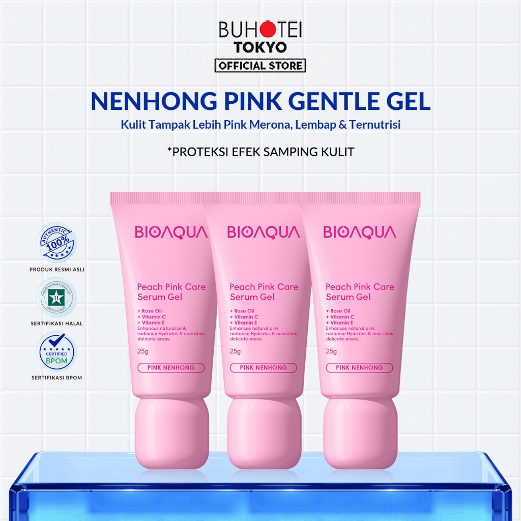 BUHOTEI BIOAQUA Warm Gentle Pink Nenhong Cream 25g Breast Care BPOM dan HALAL