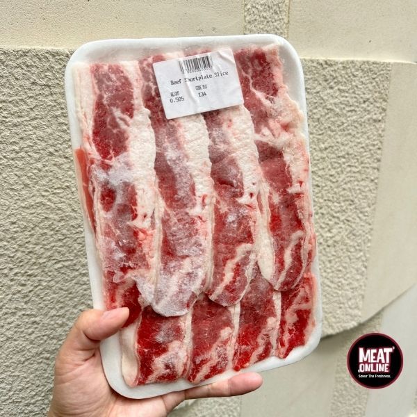 

Meat Online Shortplate beef slices yoshinoya 500gr