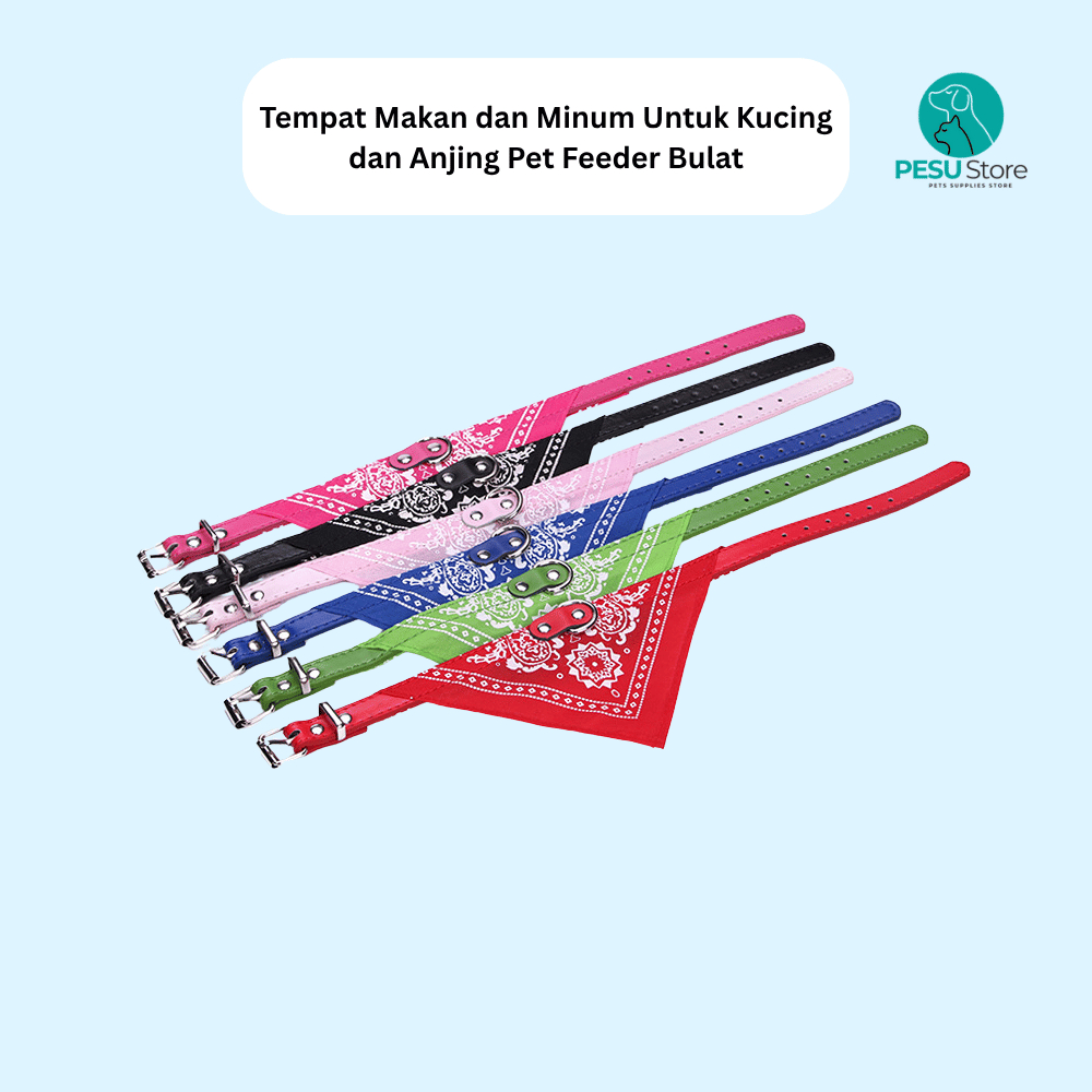 Syal Koboi Segitiga untuk Anjing & Kucing – Aksesoris Lucu & Stylish Anabul