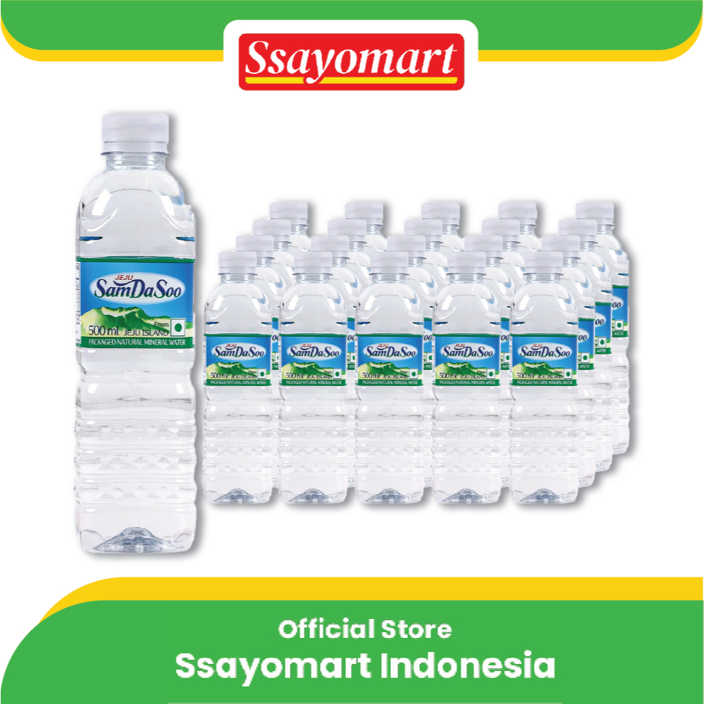 

SAMDASOO 500ML x 20PCS / Air Mineral Samdasoo 500ml x 20pcs botol