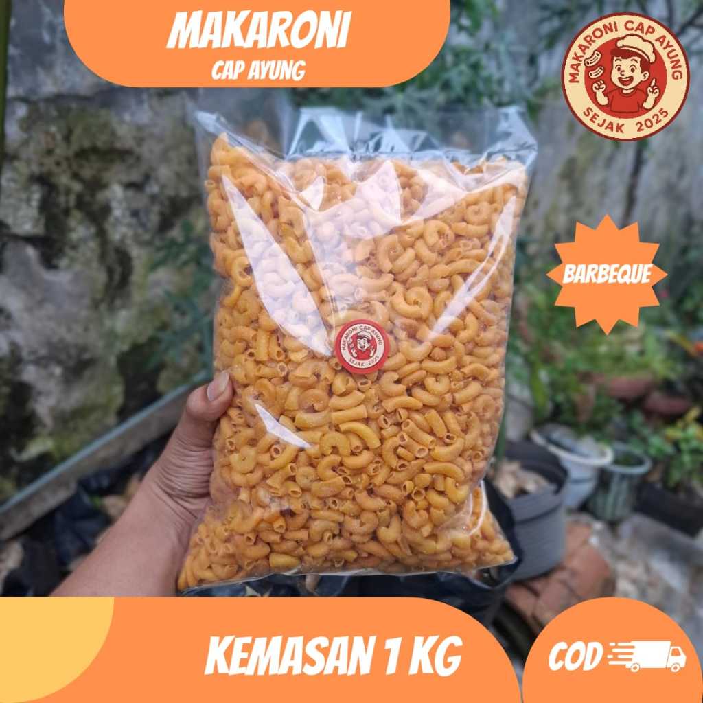

MAKARONI KRIUK 1 Kg BBQ Keju Balado Jagung Manis Jagung Bakar Cemilan Kekinian