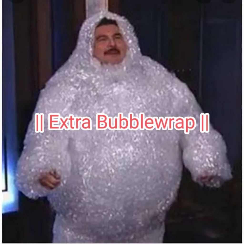

Extra Bubble Wrap | Tambahan Packing