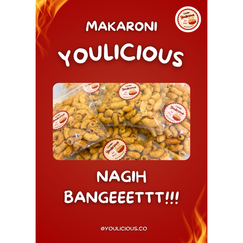 

MAKARONI YOULICIOUS Nagih Banget/Minipack Grosir