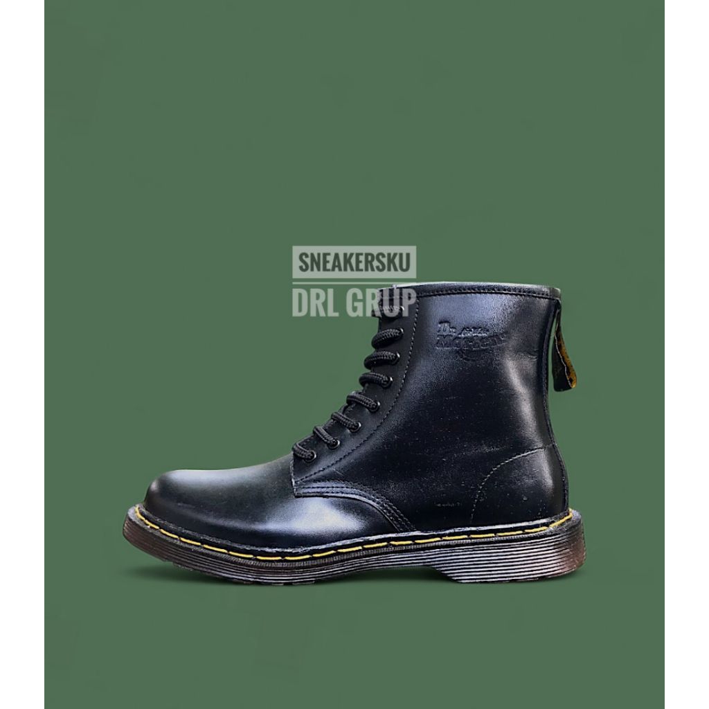 sepatu pria boot dokmart high boots hitam sepatu boots pria