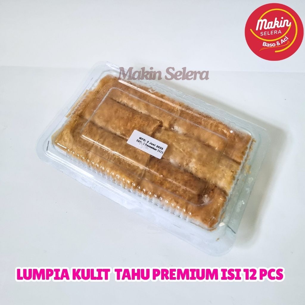 

( Frozen ) Lumpia Kulit Tahu Premium Isi 12 pcs By Makin Selera