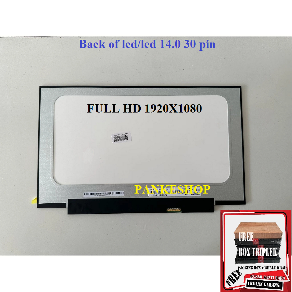 Layar LCD LED Dell LATITUDE 14 3410 fhd non touchscreen