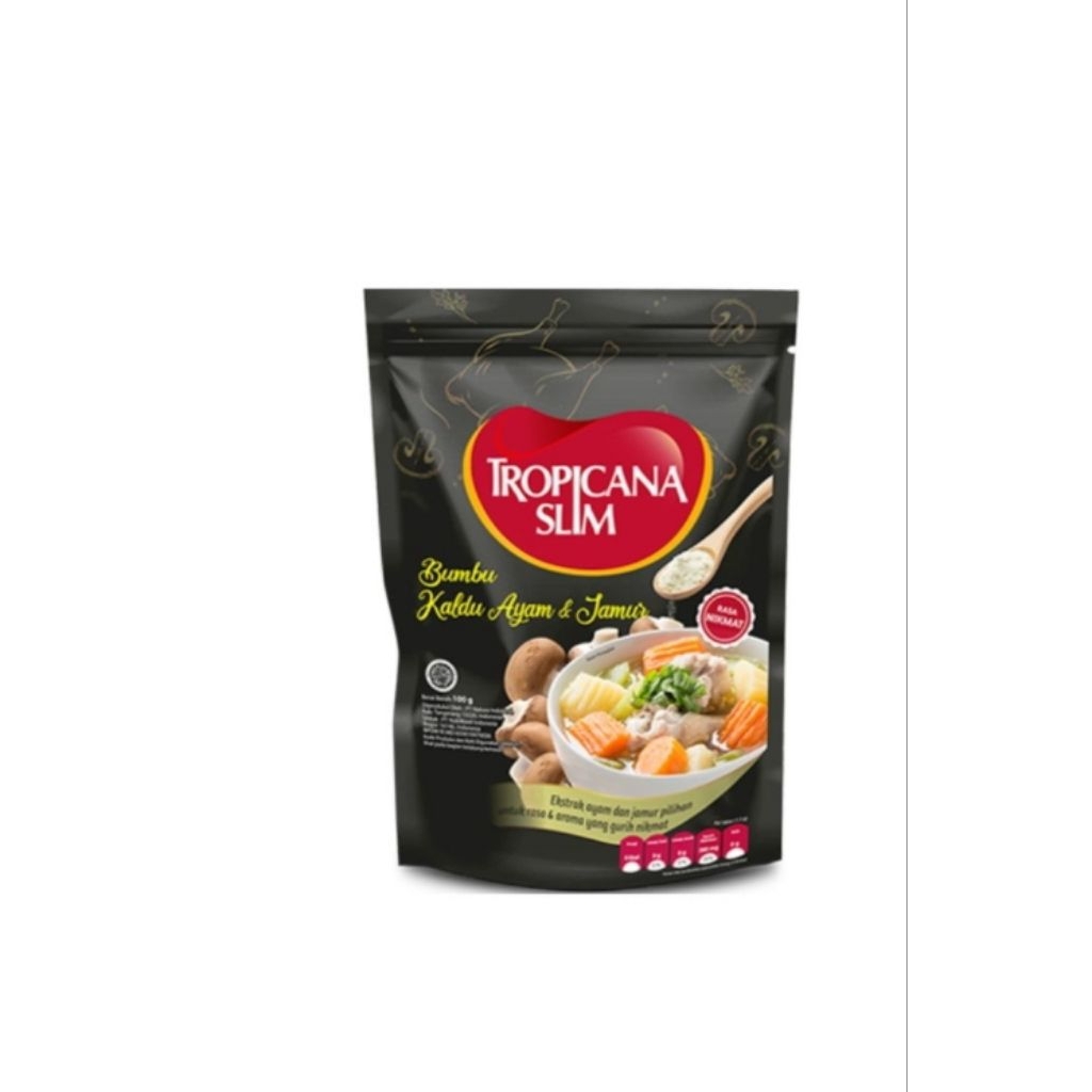 

tropicana slim bumbu kaldu ayam & jamur pouch 100 gram