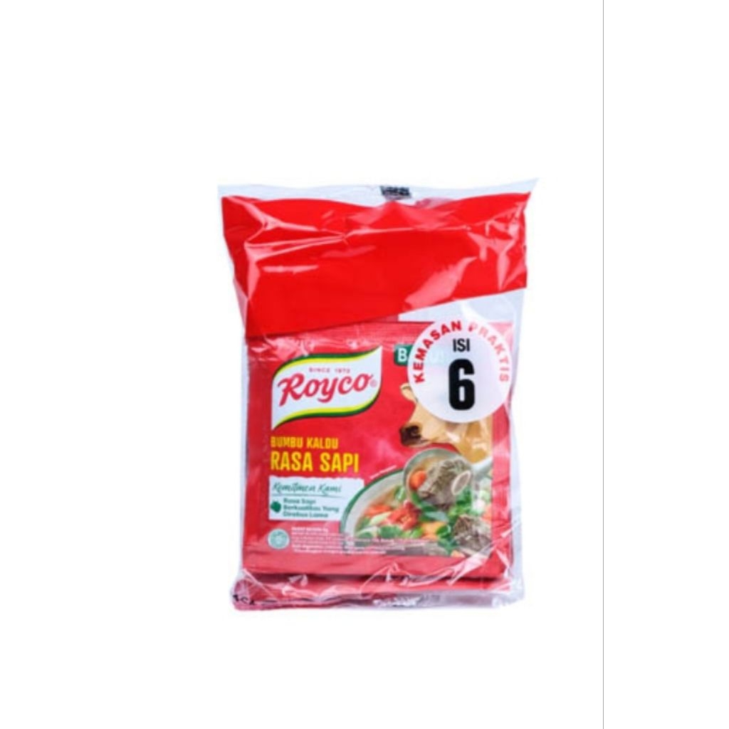 

Royco pelezat serbaguna sapi 6 x 8 gram