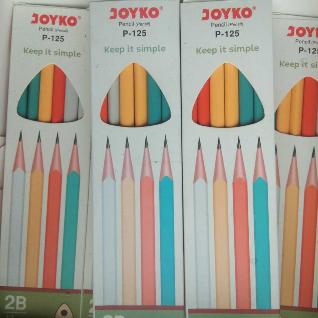 

Pensil 2B [12PCS] Joyko P-125 1Pack