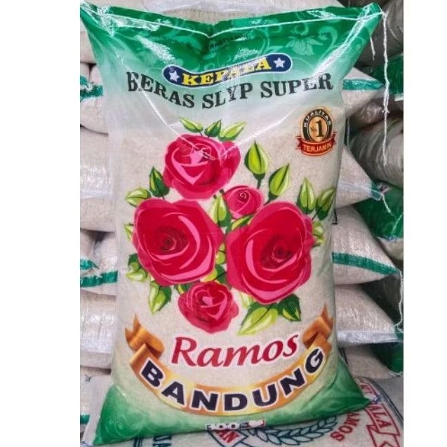 

Beras slyp Ramos Bandung kemasan isi 25kg | beras terbaik
