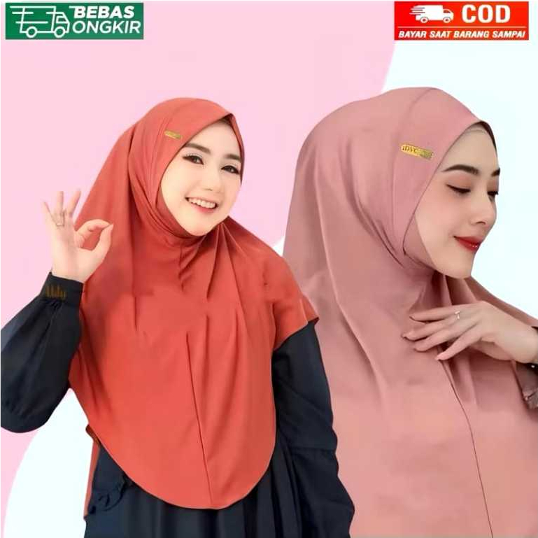 Hijab Dagu Malaysia Soft Pet Jilbab Bergo Instan Malaysia Spandex Jersey Premium