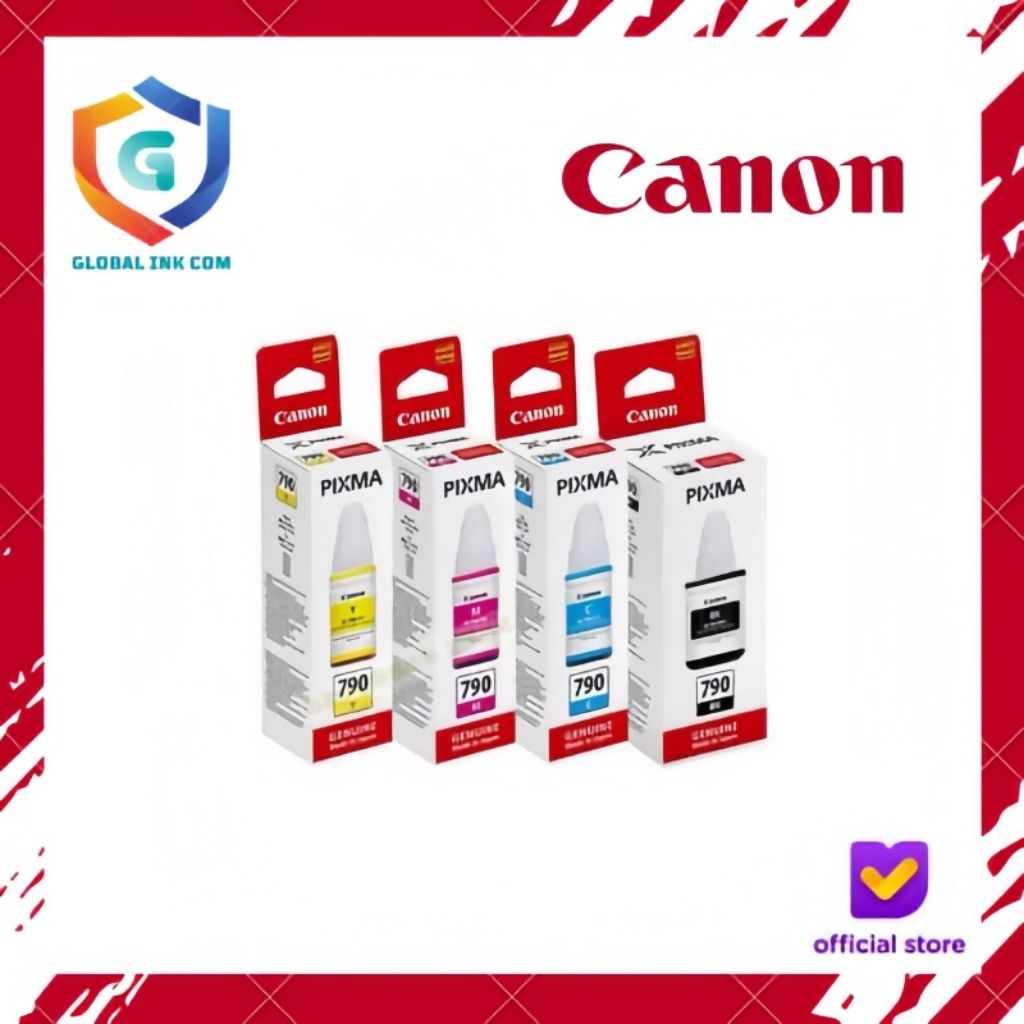 TINTA CANON 790 G1000 G2000 1SET ORIGINAL