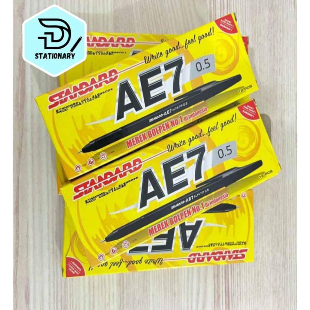 

PULPEN STANDAR AE7 HITAM/ALAT TULIS/PERLENGKAPAN SEKOLAH