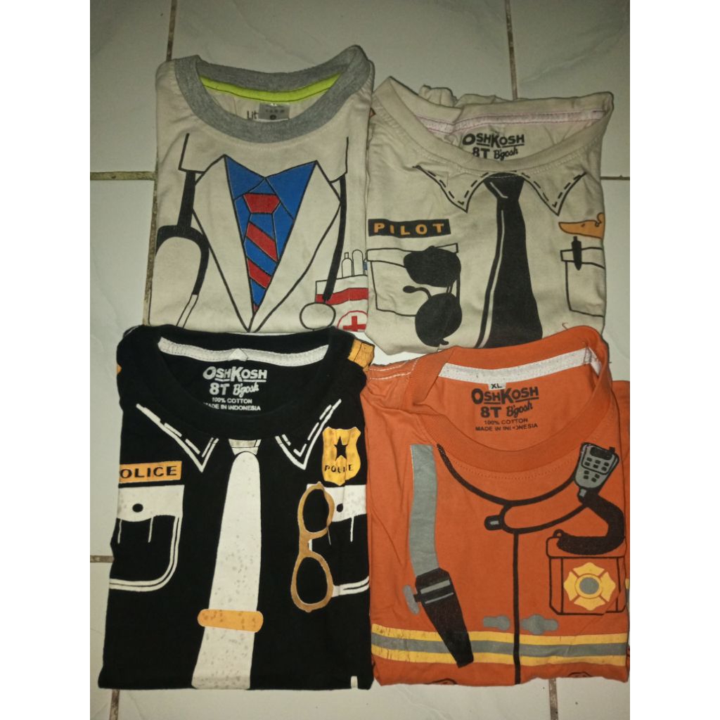 baju/kaos profesi anak merk OshKosh B'Gosh (take all),PL