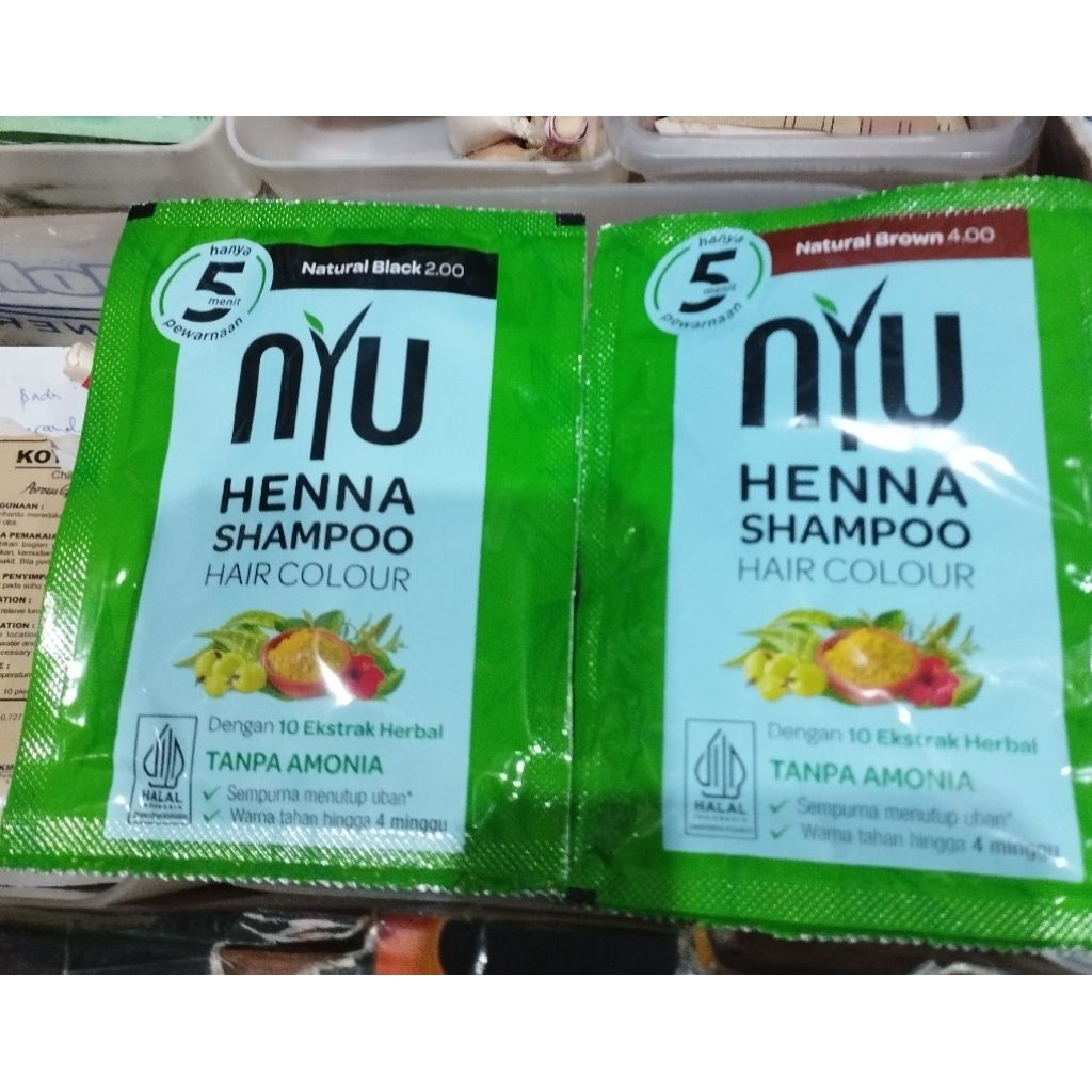 nyu,Henna,shampo, hair,color