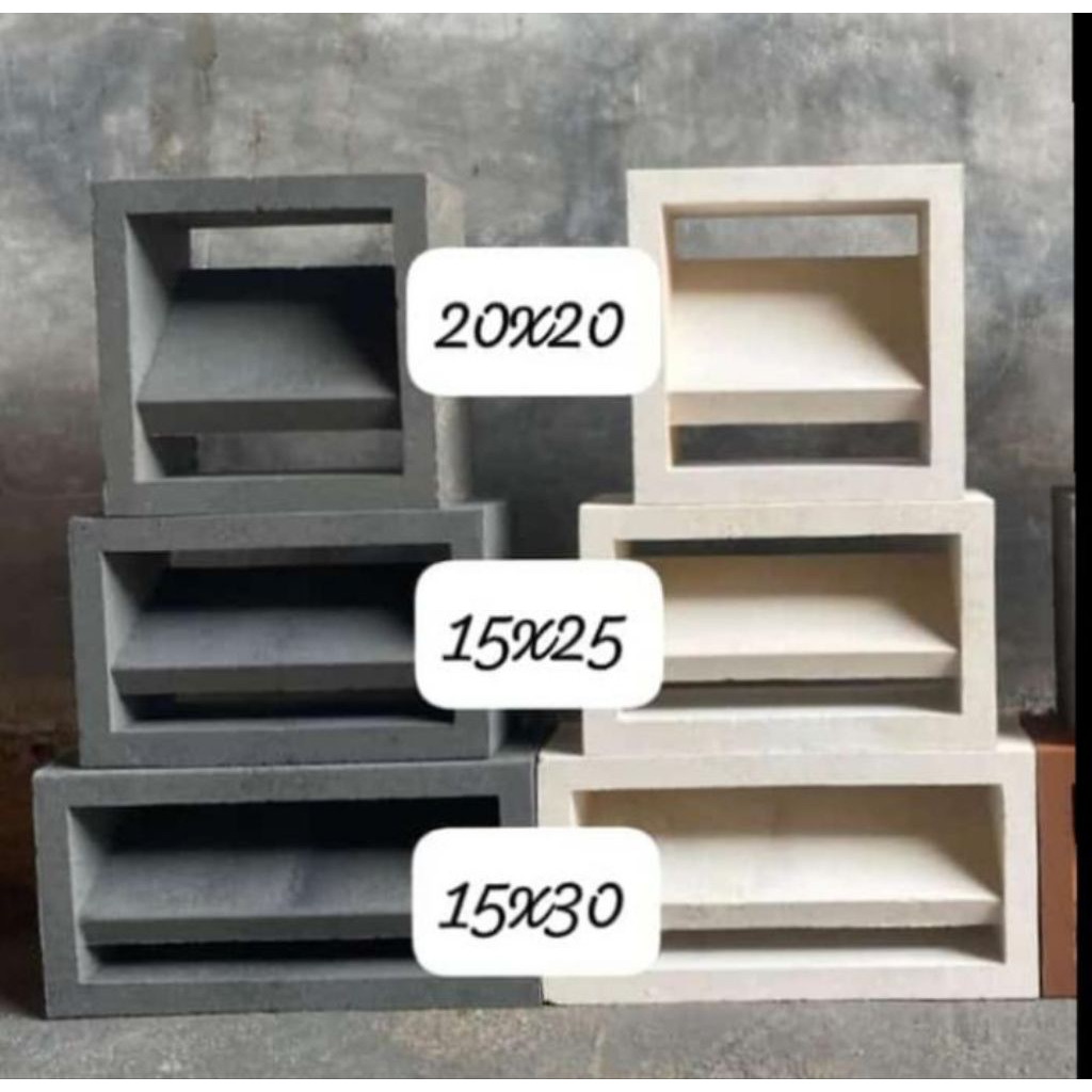 roster beton minimalis / roster minimalis roster motif nako uk 20x20 cm 15x25cm 15x30cm