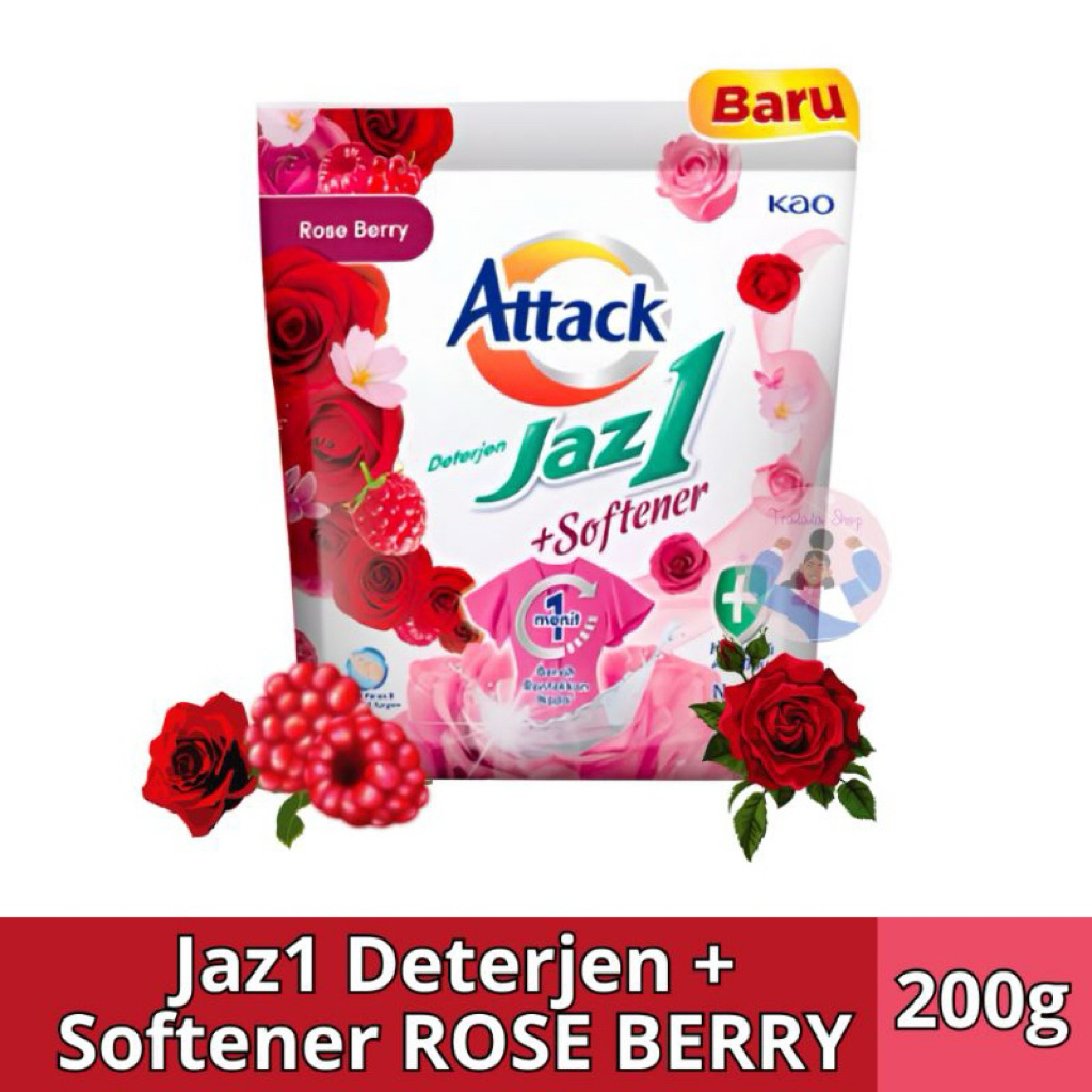 Attack jazz1 200gr Semerbak Cinta / Attack Jazz1 Softener Roseberry