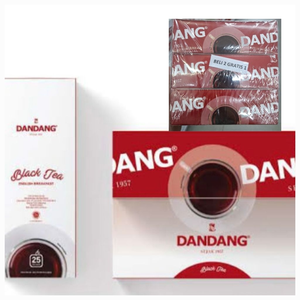 

teh dandang black tea isi 25 pcs ( beli 2 gratis 1)