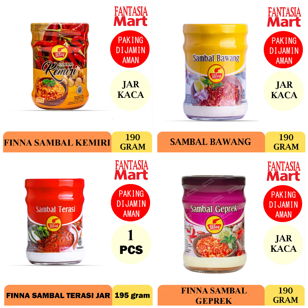 

FINNA ANEKA SAMBAL JAR FREE ASURANSI+BUBBLE DUS JAMIN AMAN FANTASIA