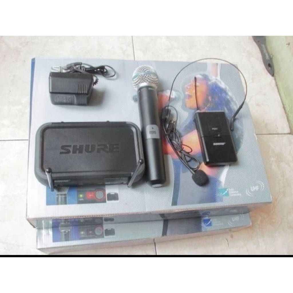 WIRELLES SHURE PGX 242 HANDHELD + CLIP ON
