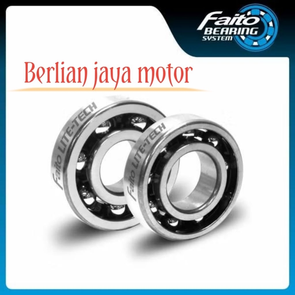 lahar/bearing kruk as/crankshaft bearing racing faito buat motor sonic150/gtr150/cb150/cbr150/sonic1