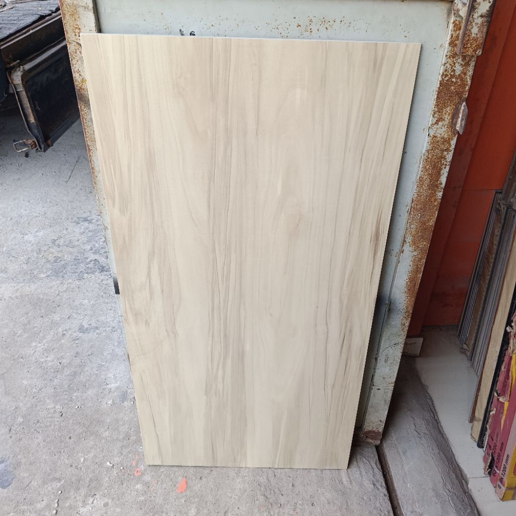 Granit lantai 60x120 motif kayu beig niro