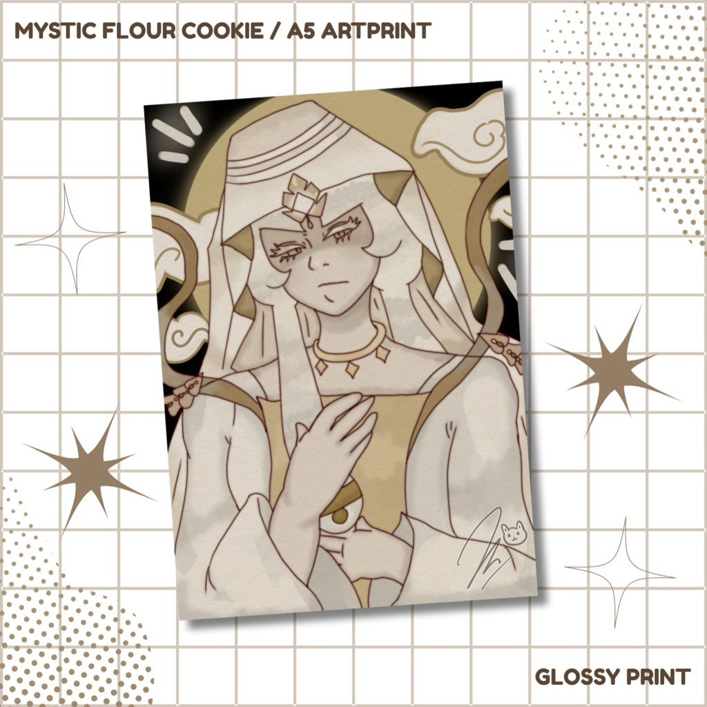 

Mystic Flour Cookie Artprint Cookie Run Kingdom Fanmerch