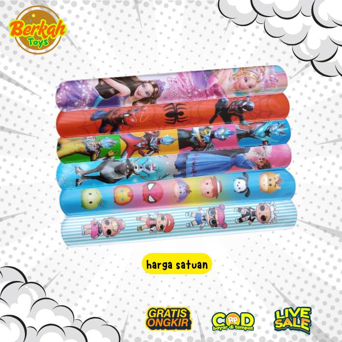 

Penggaris Mainan ROll Tangan Anak Motif random